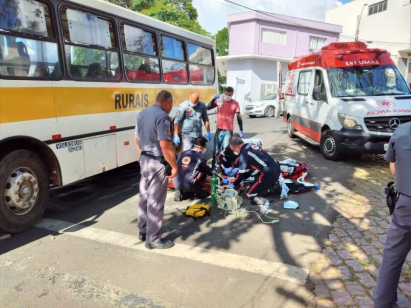 Grave atropelamento próximo à estação Rodoviária de São José do Rio Pardo