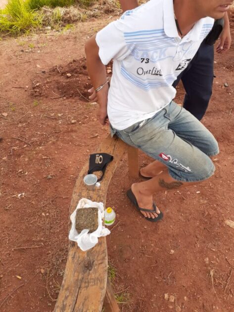 Homem é preso com meio tijolo de maconha pela Polícia Civil e GCM no Jardim Renascer