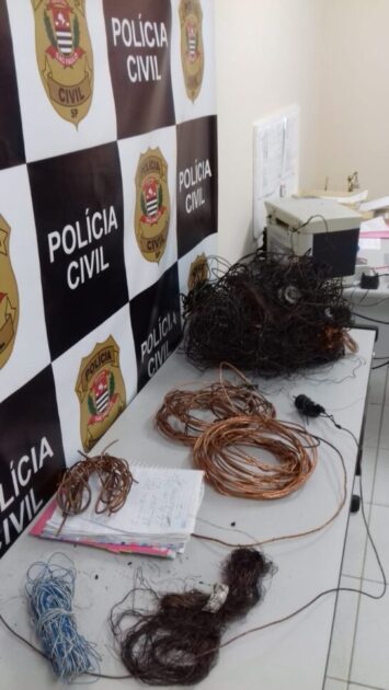 Comerciante é preso pela Polícia Civil por receptação de fios de cobres na Vila Brasil