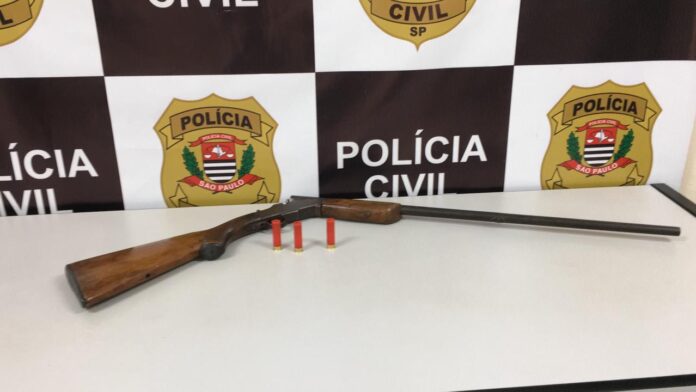 Polícia Civil apreende uma espingarda e detêm idoso por porte ilegal no Santa Luzia