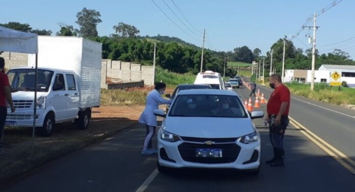 Barreiras Sanitárias estão funcionando nas entradas de São José do Rio Pardo