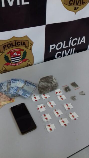 Polícia Civil apreende menor de 17 anos e boa quantidade de drogas