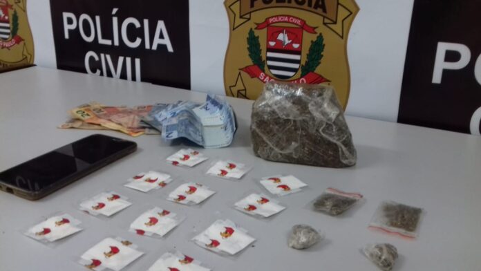 Polícia Civil apreende menor de 17 anos e boa quantidade de drogas no Condomínio São José