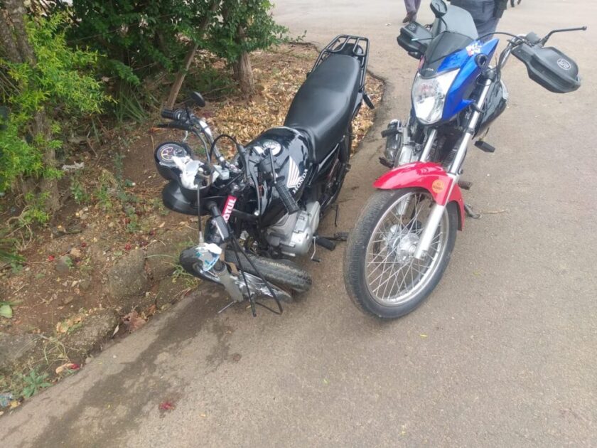 Motociclista fica gravemente ferido 