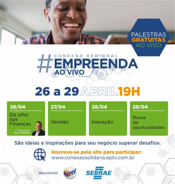 Sebrae e EPTV firmam parceria e promovem palestras com 4 temas diferentes