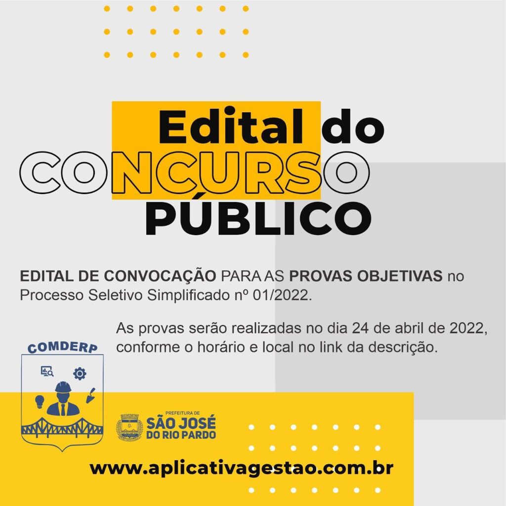 Edital Do Concurso PÚblico 5465